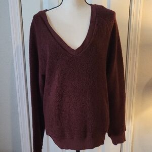 Groceries Apparel V-Neck Organic Cotton Sweater